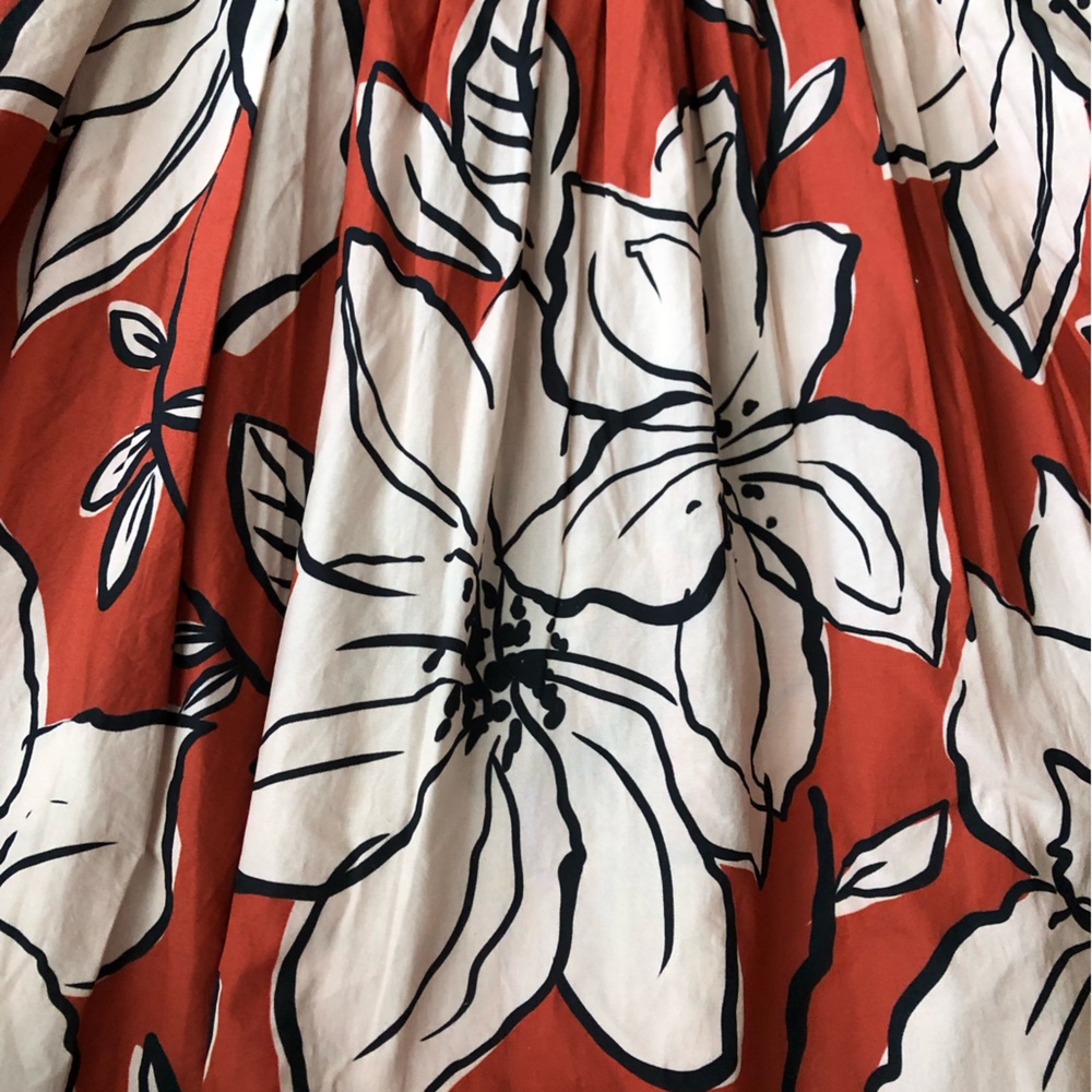 NWT Anthropologie Dhrur Kapoor smocked flounce hem dress - Picture 9 of 9